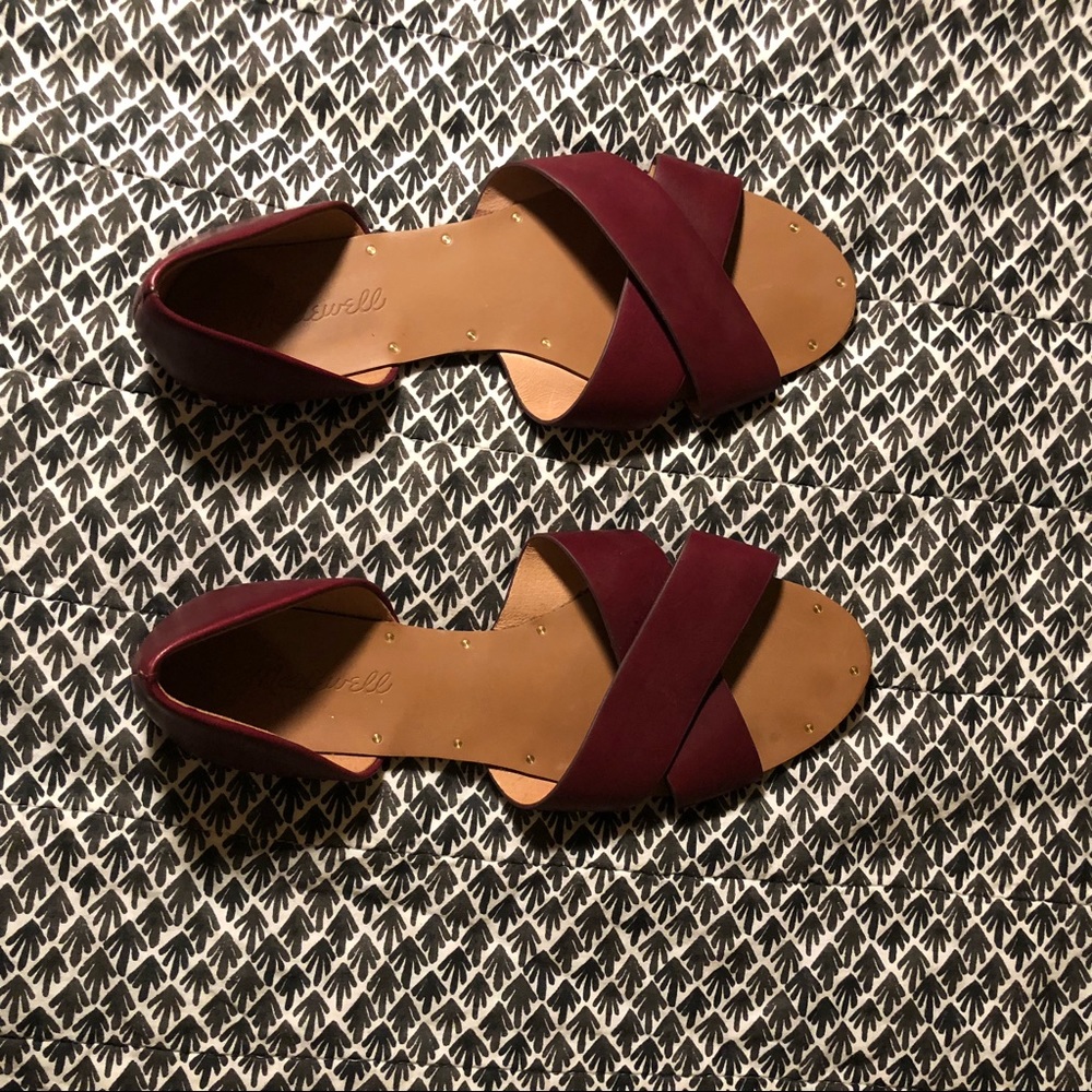 Madewell Thea Sandals - Cabernet